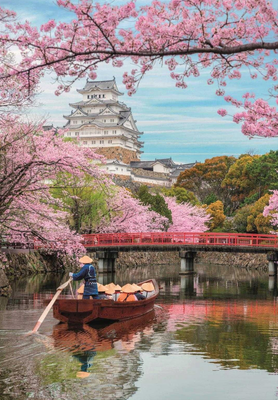 Puzzle 1000 HQ Himeji Castle in spring Clementoni