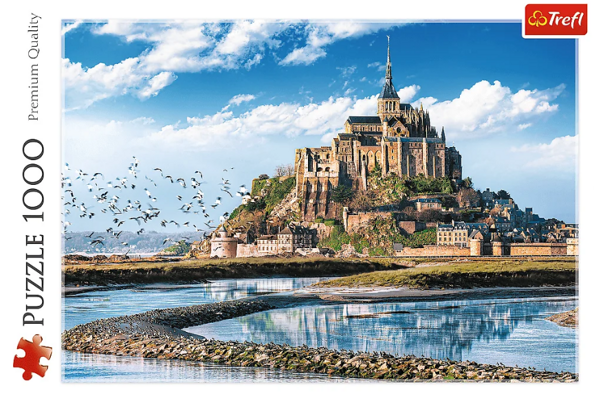 Puzzle 1000 el. Mont Saint - Michel, Francja Trefl