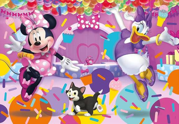 Puzzle 104 Super Kolor Myszka Minnie Clementoni