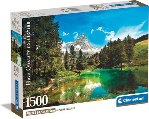 Puzzle 1500 Compact Blue Lake Clementoni