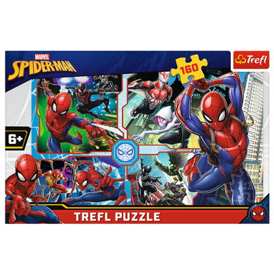 Puzzle 160 el. Spider-Man na ratunek Trefl 15357