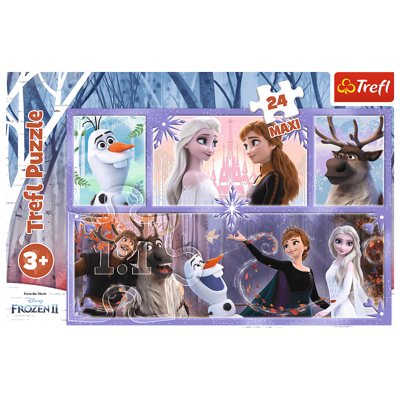 Puzzle 24 Maxi Świat Pełen Magii Frozen 2 Trefl