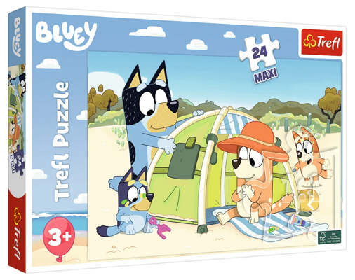 Puzzle 24 Maxi Wspaniały dzień Bluey Trefl