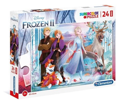 Puzzle 24 maxi Kraina Lodu Frozen 2 Clementoni