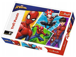 Puzzle 30 el. Spider-Man i Miguel Marvel Trefl