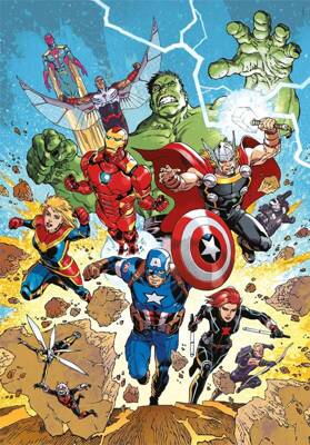 Puzzle 300 Super Color Avengers Clementoni