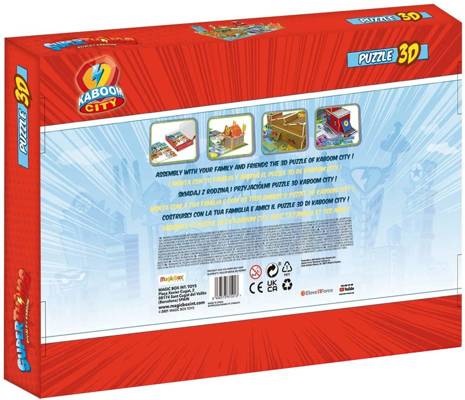 Puzzle 3D Super Things  Kaboom City Magibox