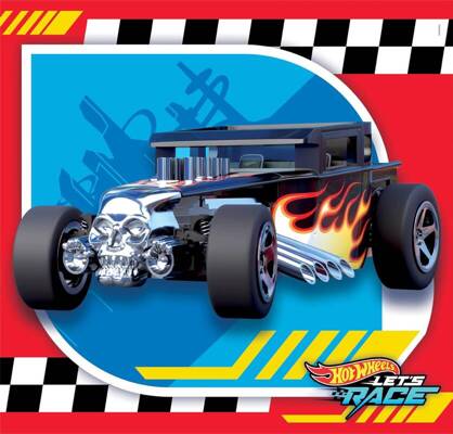 Puzzle 3x48 Super Kolor Hot Wheels Clementoni