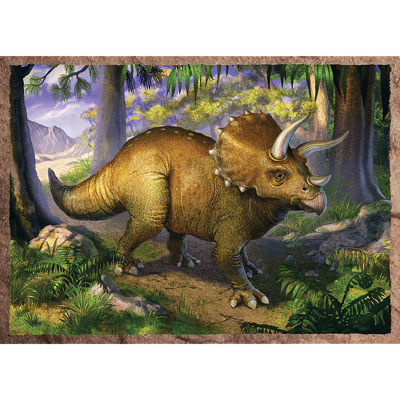 Puzzle 4w1 Ciekawe dinozaury Trefl 