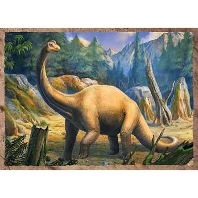 Puzzle 4w1 Ciekawe dinozaury Trefl 