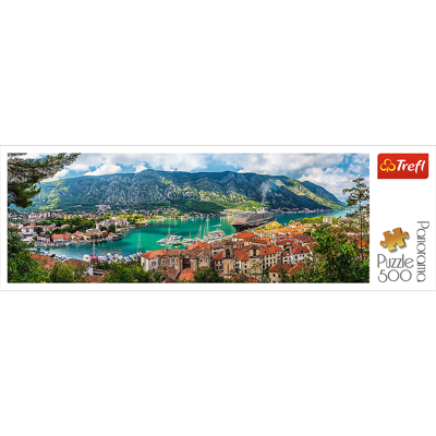 Puzzle 500 el. Panorama Kotor, Czarnogóra Trefl