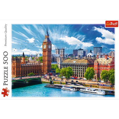 Puzzle 500 el. Słoneczny Londyn Big Ben Trefl