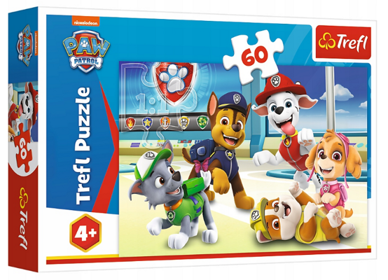 Puzzle 60 el. W Świecie Piesków Psi Patrol Trefl