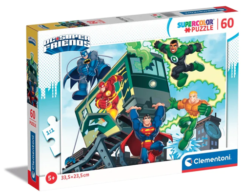 Puzzle 60el. SuperKolor DC Superfriends Clementoni