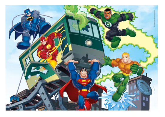 Puzzle 60el. SuperKolor DC Superfriends Clementoni