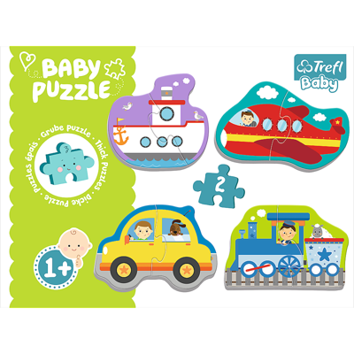 Puzzle Baby Classic Pojazdy Transport Trefl 36075