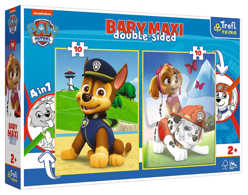 Puzzle Baby MAXI 2x10 Drużyna Psi Patrol Trefl