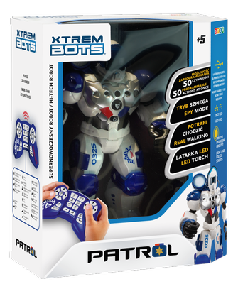 Robot Interaktywny XTREM BOTS Patrol Bot 380972 