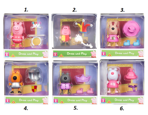 Świnka Peppa Figurka + akcesoria TM Toys 6 WZORÓW