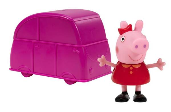 Świnka Peppa figurka auto niespodzianka Tm Toys