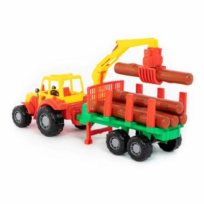 Traktor Majster do przewozu drewna 35295 2 kolory