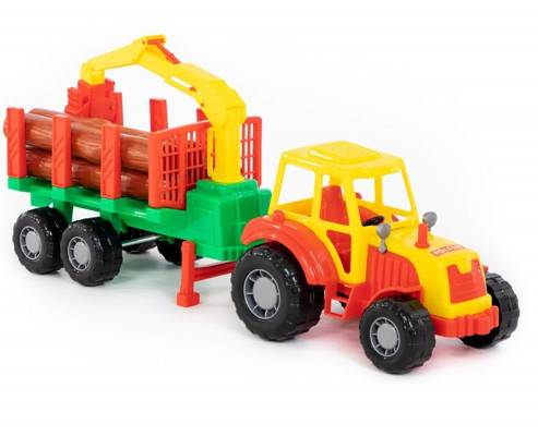 Traktor Majster do przewozu drewna 35295 2 kolory