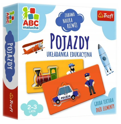 Układanka edukacyjna Pojazdy ABC Malucha Trefl