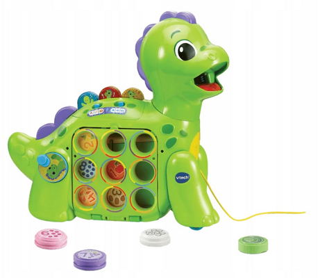 VTech Dino Łakomczuszek interaktywny edukacyjny