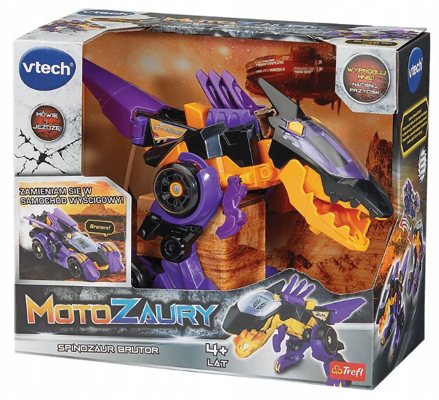 VTech Motozaury 2w1 Auto Dinozaur Spinozaur Brutor