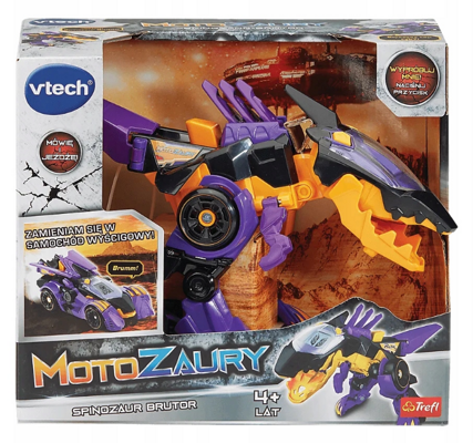 VTech Motozaury 2w1 Auto Dinozaur Spinozaur Brutor